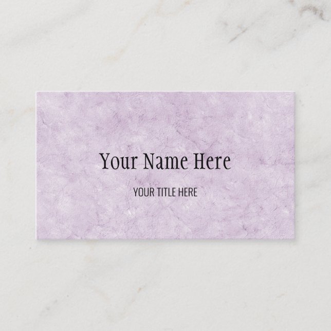 Visita Tarjeta de presentación de textura púrpura de pers (Anverso)