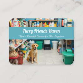 Visita Tarjeta de presentación de tienda de mascotas pers