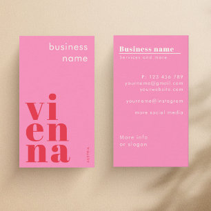 Visita Tarjeta de presentación de tienda Vienna Wien Aust