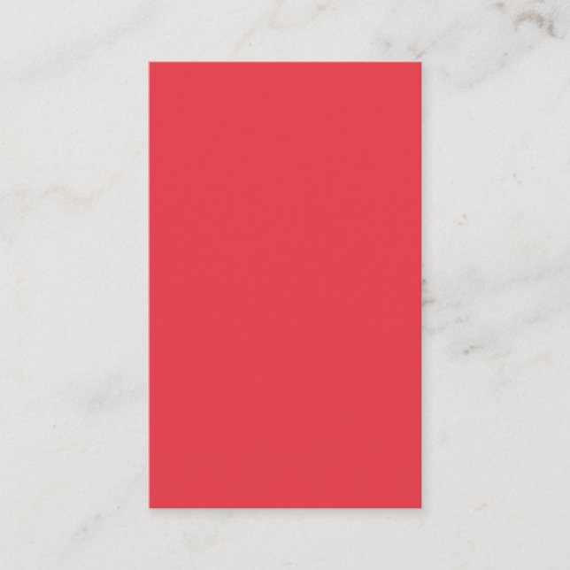 Visita Tarjeta de presentación de Tomate-Red Matte en bla (Anverso)