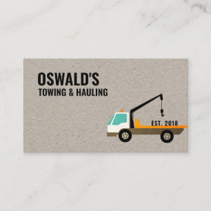 Visita Tarjeta de presentación de Towing and Hauling Serv