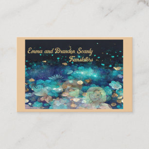 Visita Tarjeta de presentación de traductores