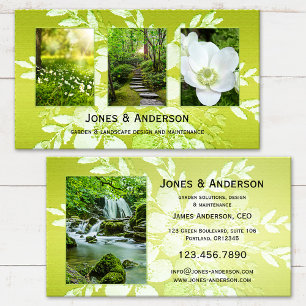 Visita Tarjeta de presentación de tu Portfolio de Jardín 