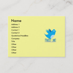 Visita Tarjeta de presentación de Twitter