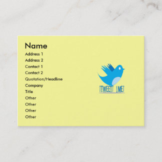 Visita Tarjeta de presentación de Twitter