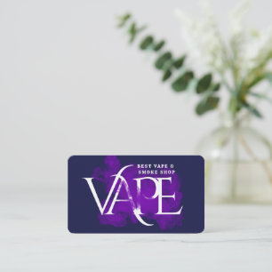 Visita Tarjeta de presentación de Vape Shop de Smoke Colo