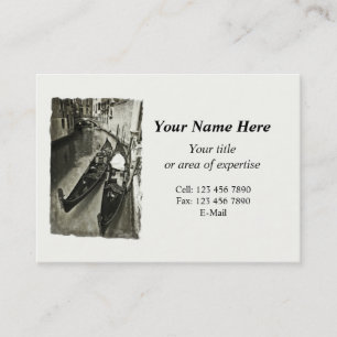 Visita Tarjeta de presentación de Venecia con calendario