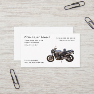Visita Tarjeta de presentación de ventas de motocicleta