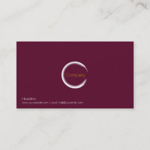 Visita Tarjeta de presentación de vino rojo