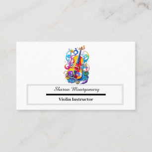 Visita Tarjeta de presentación de Violin Instructor