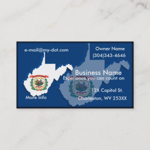 Visita Tarjeta de presentación de Virginia Occidental