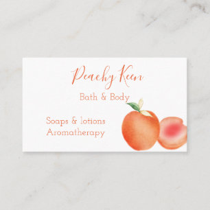 Visita Tarjeta de presentación de Watercolor Peaches