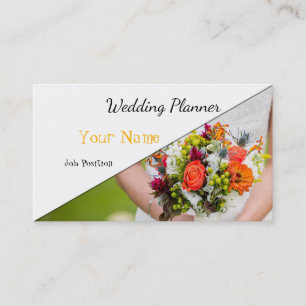 Visita Tarjeta de presentación de Wedding Planner