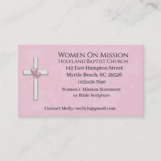 Visita Tarjeta de presentación de Women on Mission Church