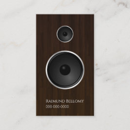 Visita Tarjeta de presentación de Wood Music Speaker