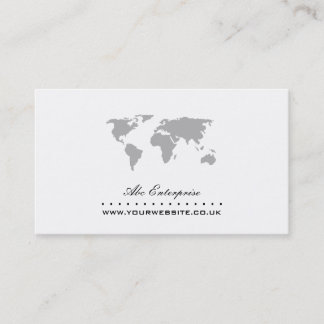 Visita Tarjeta de presentación de World Map