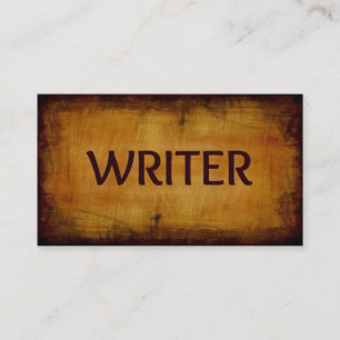 Visita Tarjeta de presentación de Writer