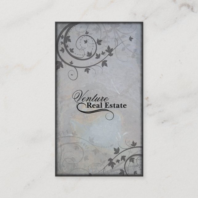 Visita Tarjeta de presentación del agente inmobiliario -  (Anverso)