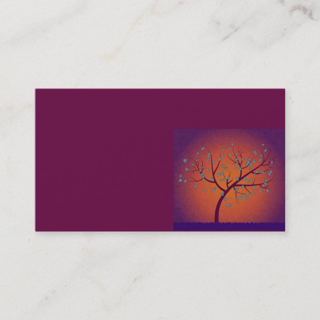 Visita Tarjeta de presentación del Árbol de la Vida (Anverso)