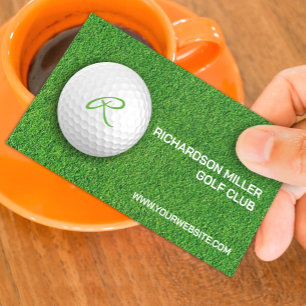 Visita Tarjeta de presentación del campo de golf