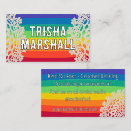 Visita Tarjeta de presentación del Crochet de Arcoiris Fe