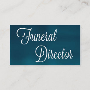 Visita Tarjeta de presentación del director funerario Bru