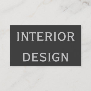 Visita Tarjeta de presentación del Diseñador de interiore