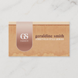 Visita Tarjeta de presentación del Diseñador de moda Grun