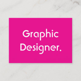 Visita Tarjeta de presentación del diseñador gráfico