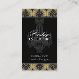 Visita Tarjeta de presentación del diseñador interior
