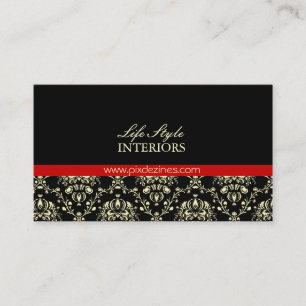 Visita Tarjeta de presentación del diseñador interior, Da