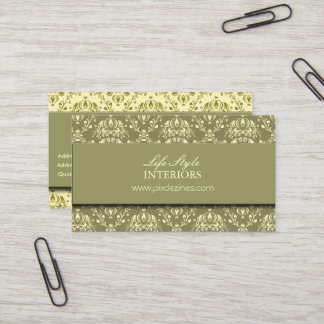 Visita Tarjeta de presentación del diseñador interior, Mo