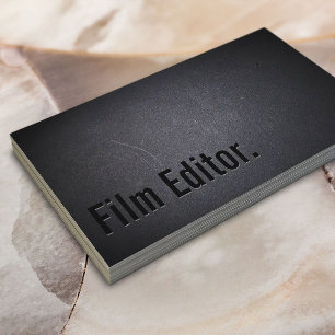 Visita Tarjeta de presentación del editor de películas de