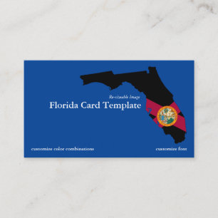 Visita Tarjeta de presentación del estado de Florida