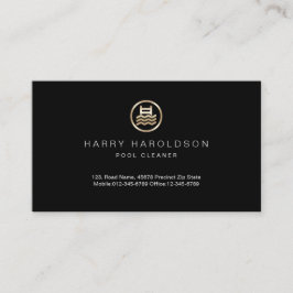 Visita Tarjeta de presentación del limpiador de la piscin