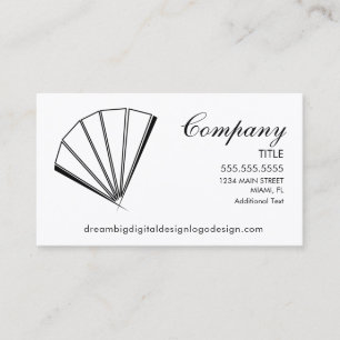 Visita Tarjeta de presentación del logotipo asiático del 