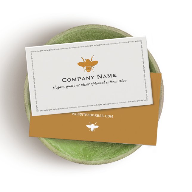 Visita Tarjeta de presentación del logotipo de Bee (Subido por el creador)