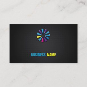 Visita Tarjeta de presentación del logotipo de efecto de
