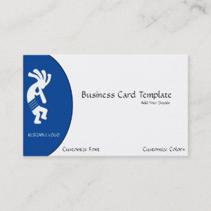 Visita Tarjeta de presentación del logotipo de Kokopelli