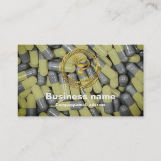 Visita Tarjeta de presentación del logotipo de oro