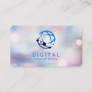 Visita Tarjeta de presentación del logotipo de tecnología