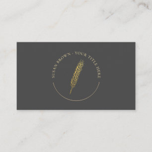 Visita Tarjeta de presentación del logotipo Gold Whats
