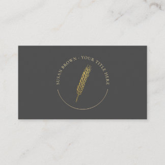 Visita Tarjeta de presentación del logotipo Gold Whats