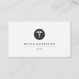 Visita Tarjeta de presentación del logotipo médico del 