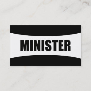 Visita Tarjeta de presentación del ministro