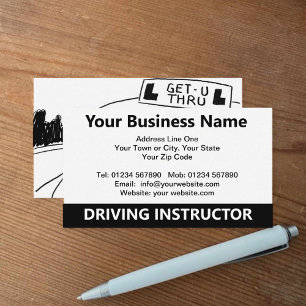 Visita Tarjeta de presentación del Personalizado del inst