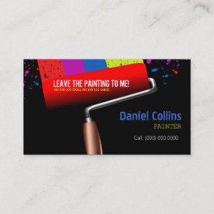 Visita Tarjeta de presentación del pintador de rodillos