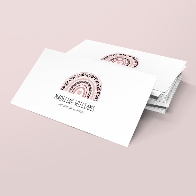 Visita Tarjeta de presentación del profesor sustituto del (Subido por el creador)