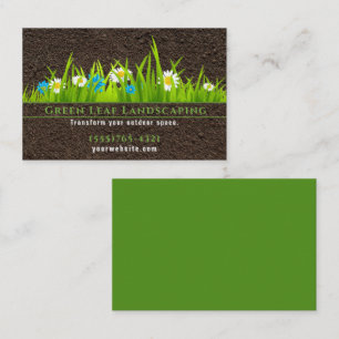 Visita Tarjeta de presentación del Servicio de Jardín Ter