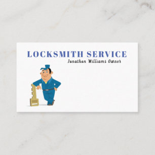 Visita Tarjeta de presentación del servicio de locksmith 